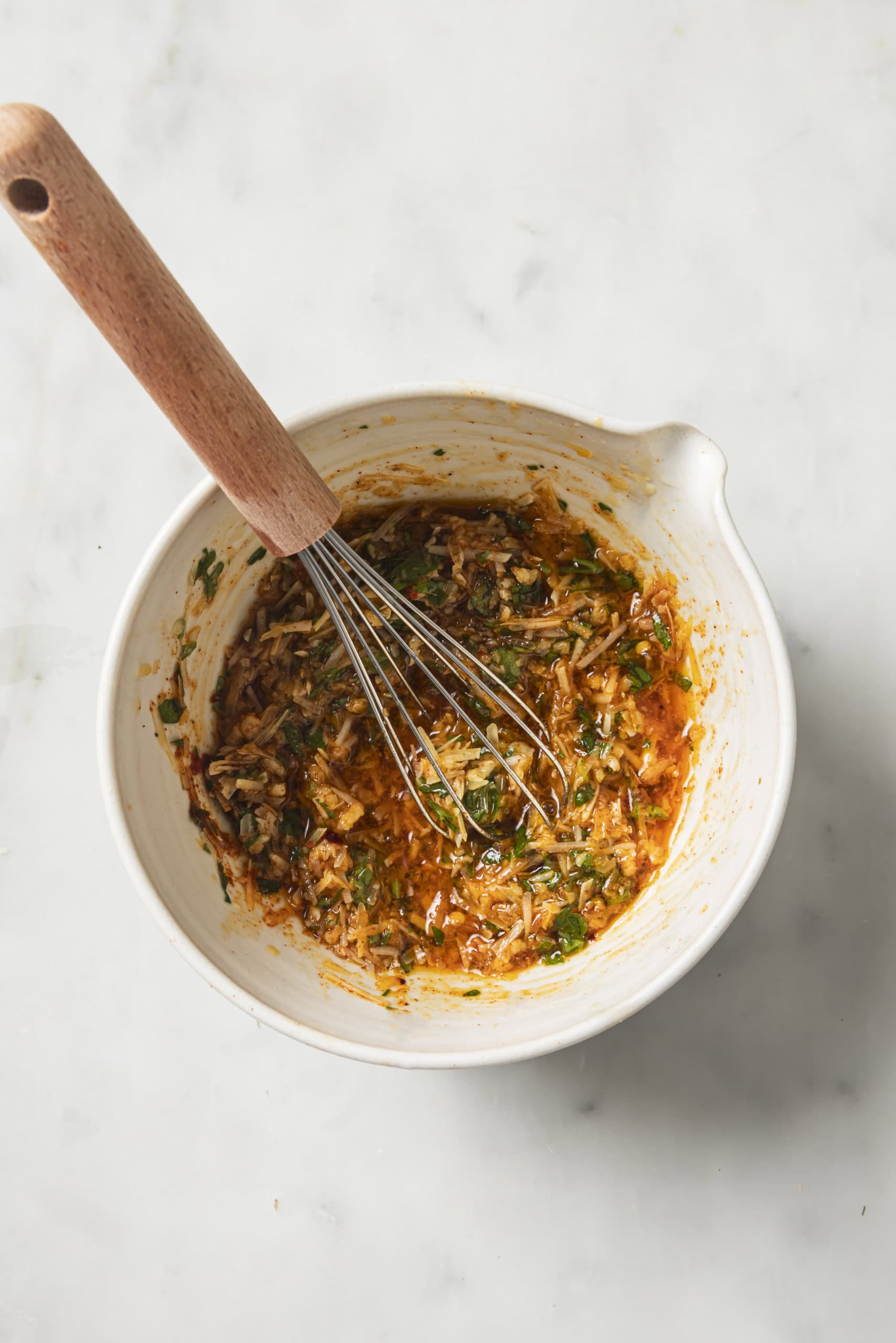 parmesan chicken sauce in bowl