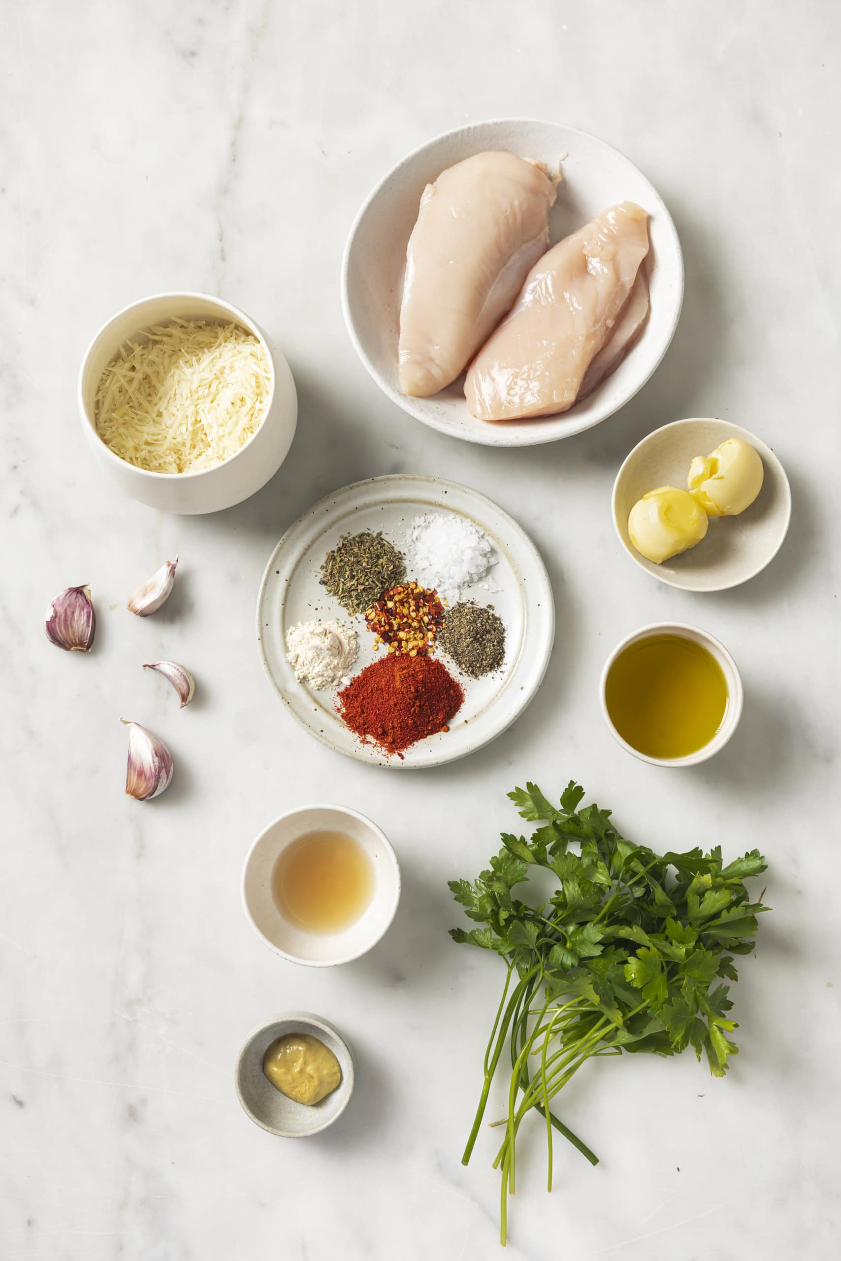 ingredients for parmesan chicken