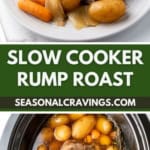 slow cooker rump roast
