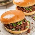 Korean Beef Sloppy Joes pin
