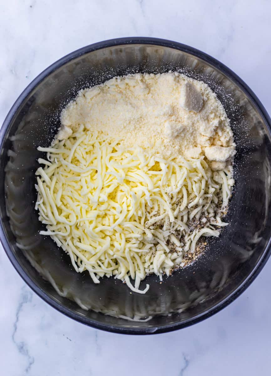 cheese mixture in a bowl