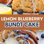 lemon blueberry bundt cake