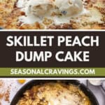 illet peach dump cake