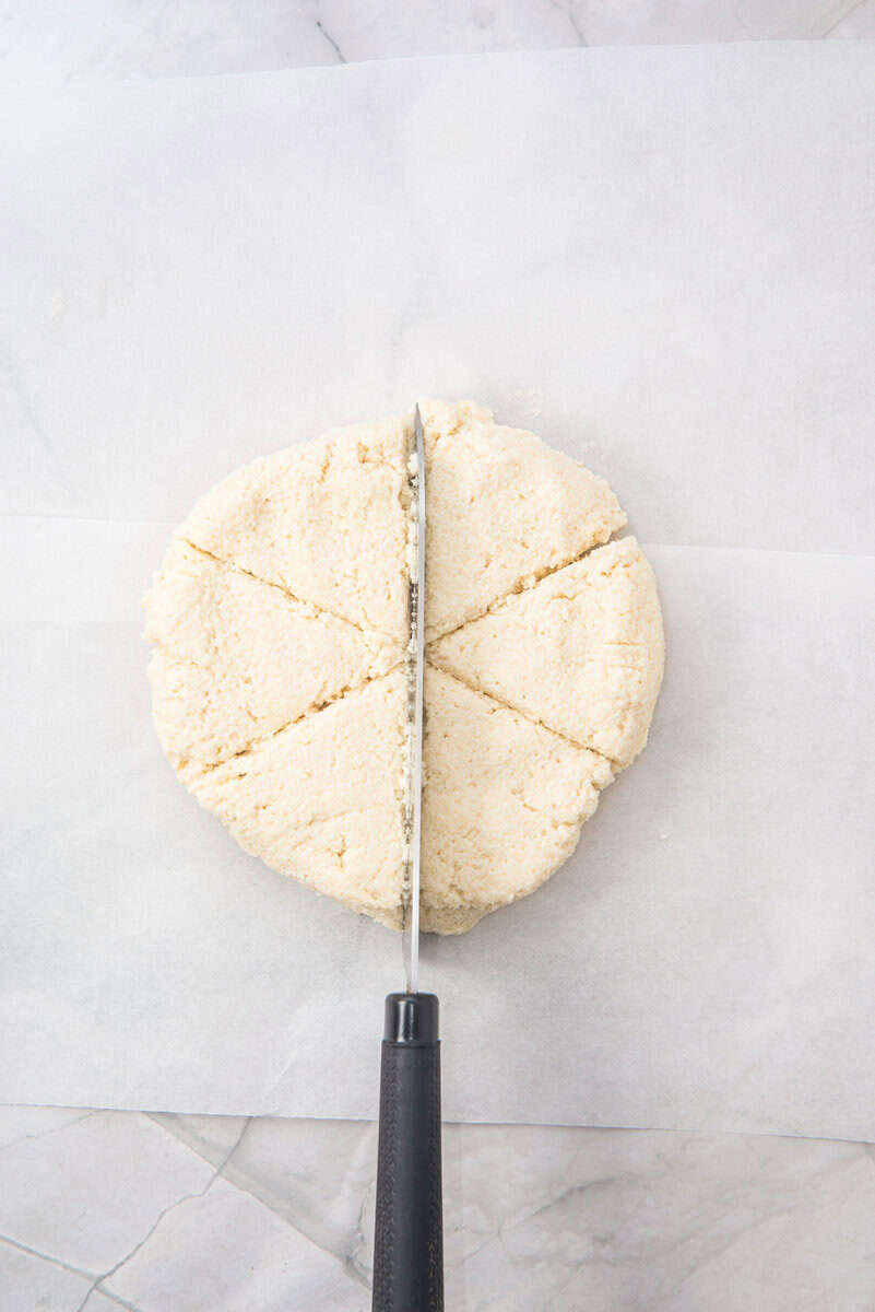 gluten free almond flour bagels cut into pieces