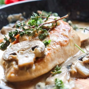 Mushroom White Wine Marry Me Chicken