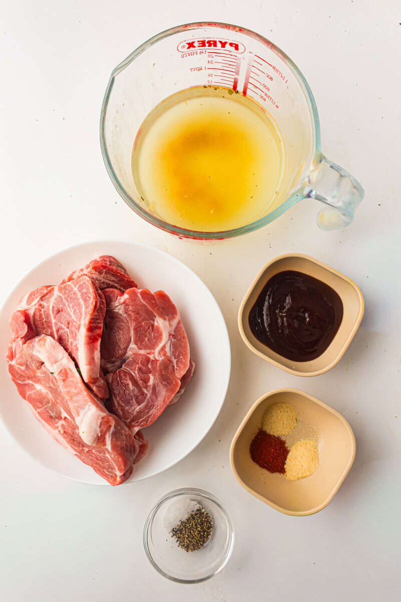 pork sauce and broth for slow cooker barbecue pulled pork