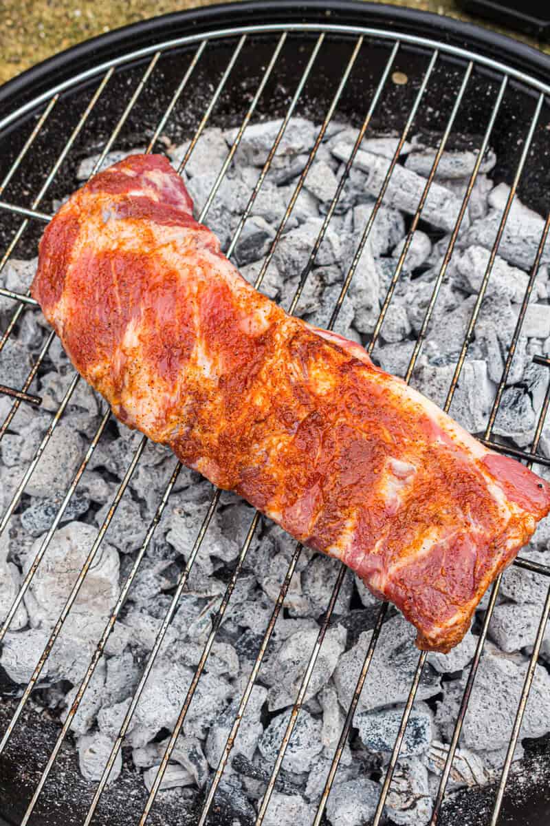 ribs on grill