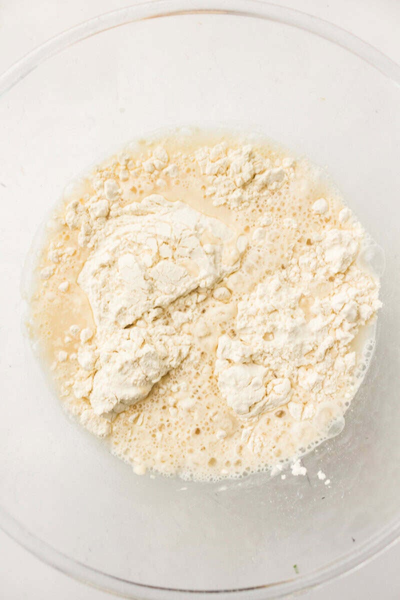 bread flour and water