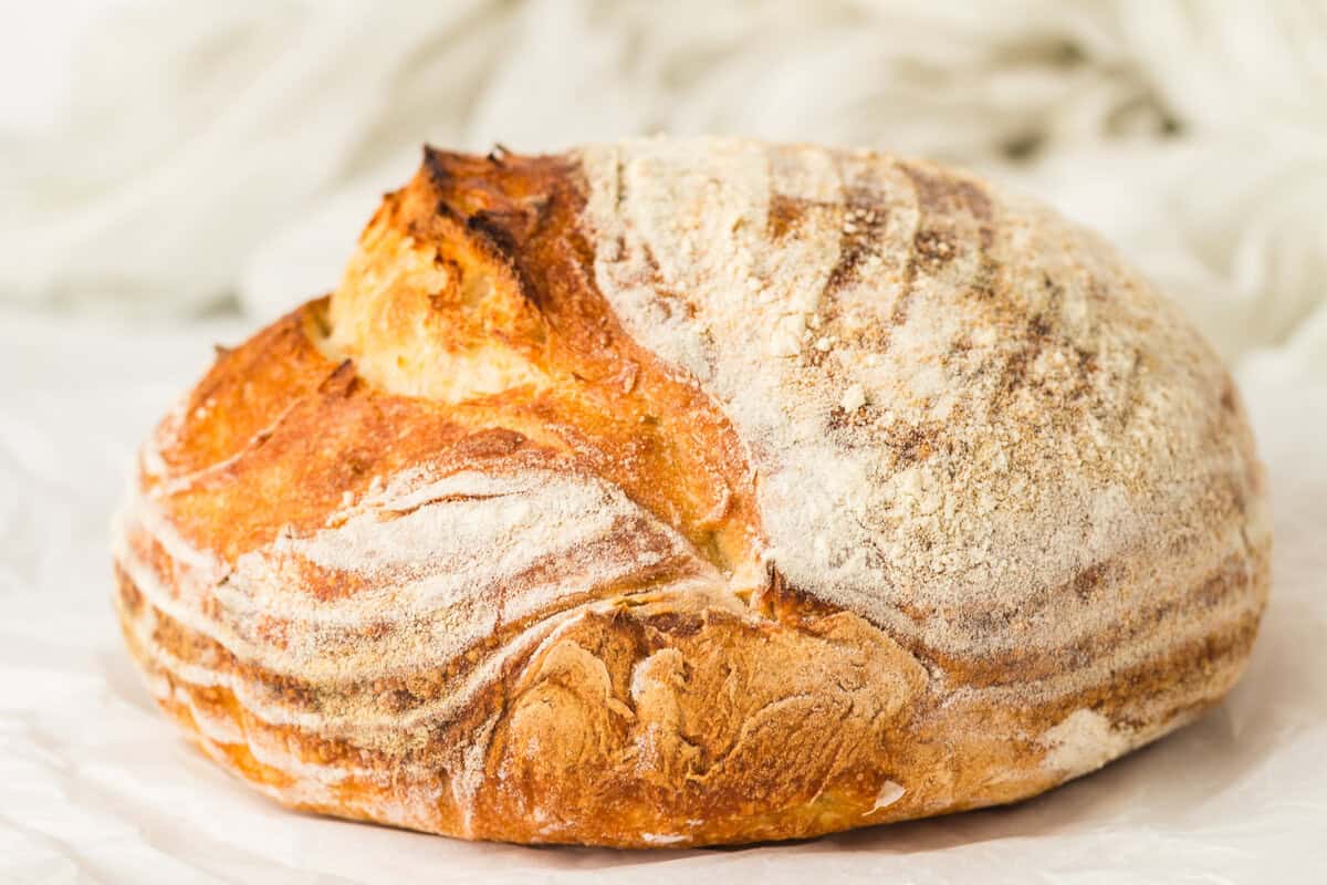 cooked sourdough bread