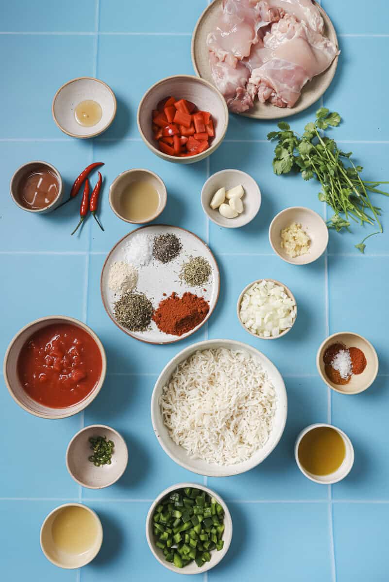 chicken thighs and spices