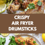 crispy air fryer drumsticks